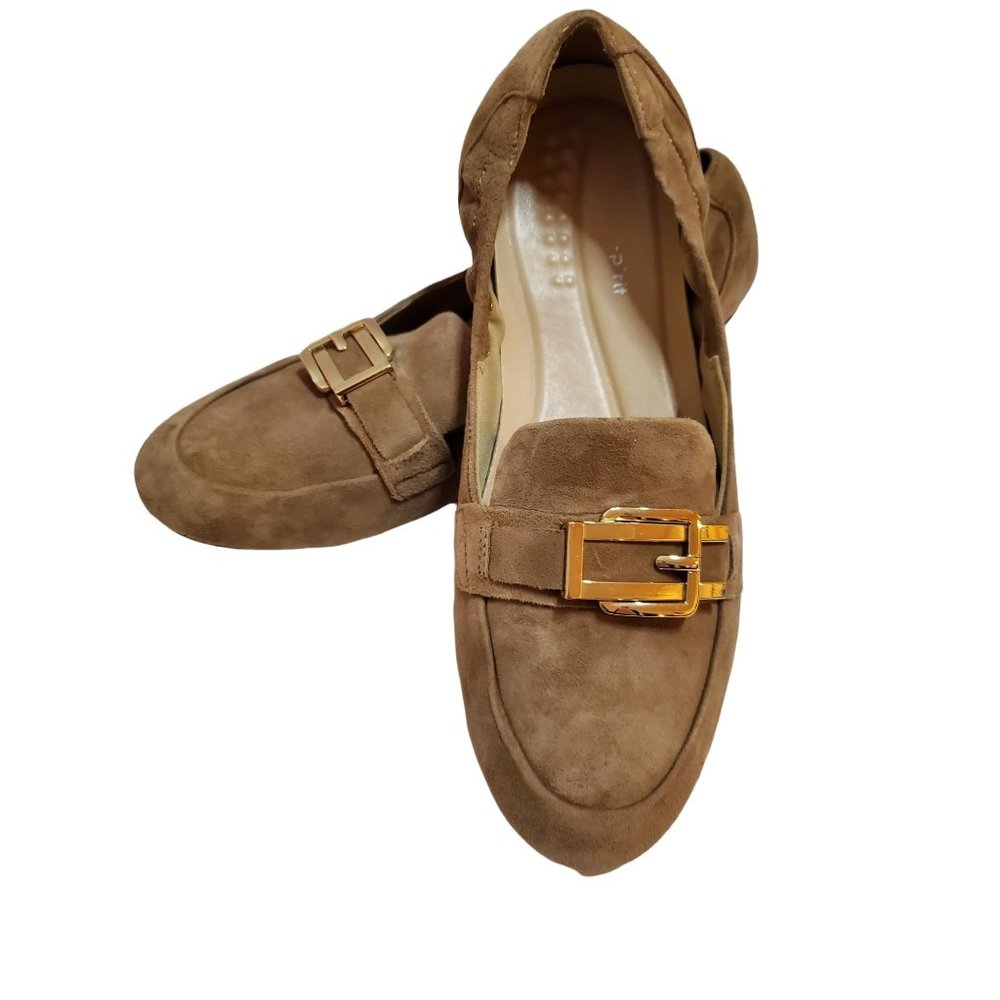 Easy Spirit Women's Taupe Loafer SE Cricket Like New